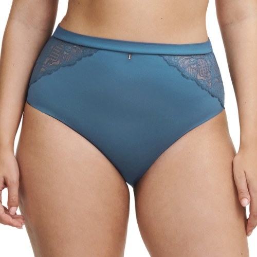 Chantelle Orangerie Dream blue high waist brief