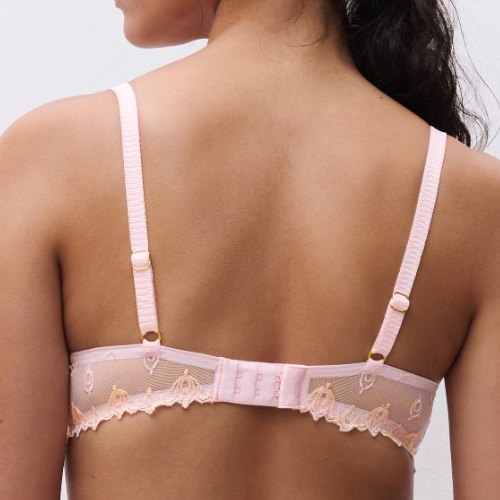 Chantelle Champ Elysees pink non-padded bra