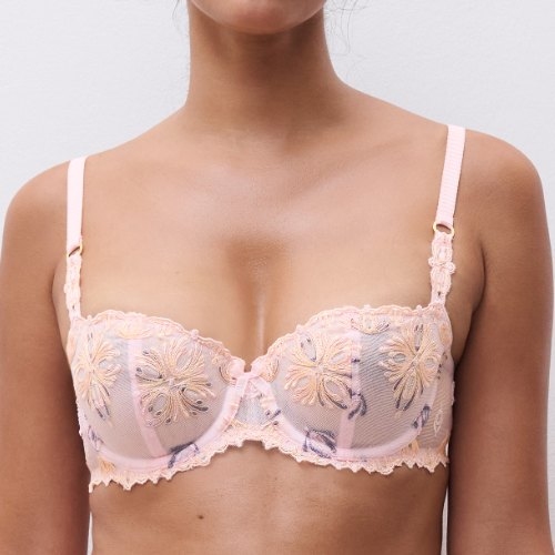 Chantelle Champ Elysees pink non-padded bra