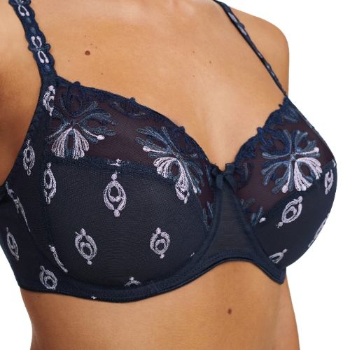 Chantelle Champ Elysees navy blue non-padded bra