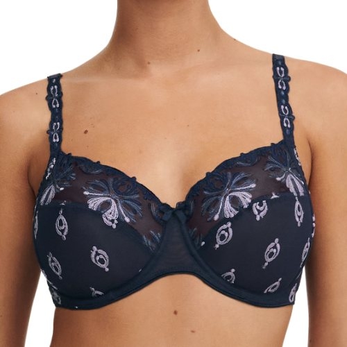 Chantelle Champ Elysees navy blue non-padded bra
