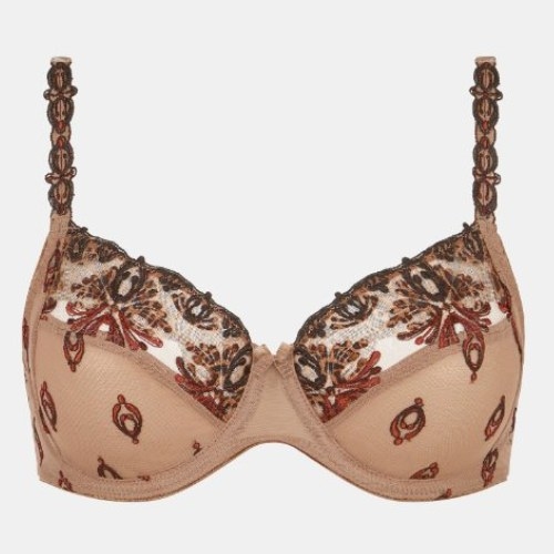 Chantelle Champ Elysees brown non-padded bra