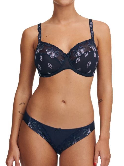 Chantelle Champ Elysees navy blue brief