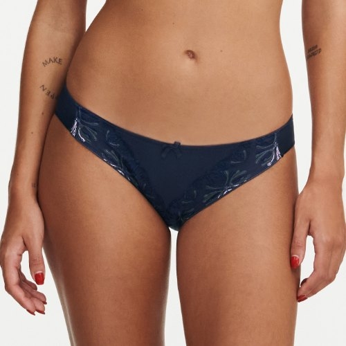 Chantelle Champ Elysees navy blue brief