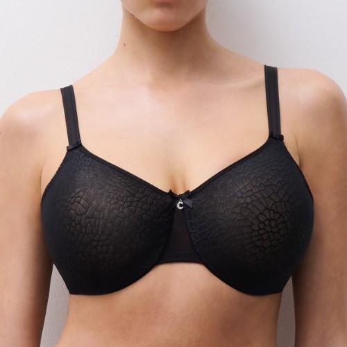 Chantelle Magnifique black non-padded bra