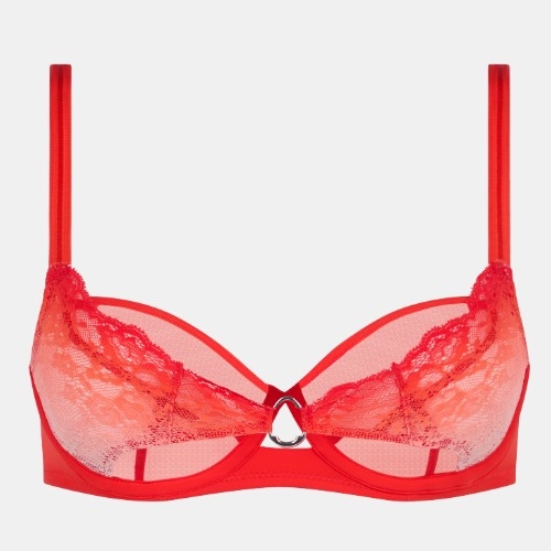 Chantelle Crush red non-padded bra