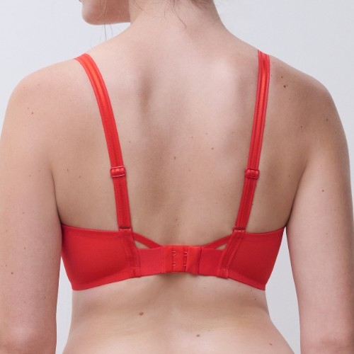 Chantelle Crush red wireless bra