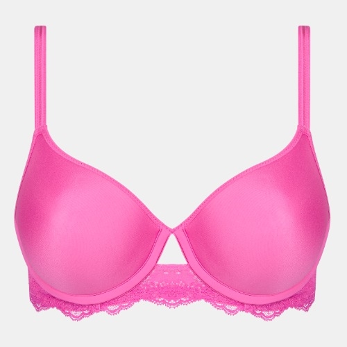 Chantelle Crush pink padded bra