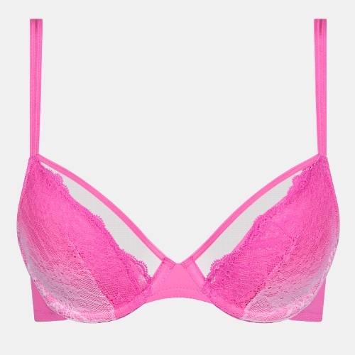 Chantelle Crush pink padded bra