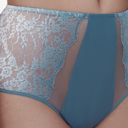 Chantelle Crush blue high waist brief
