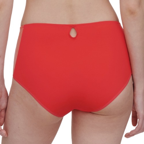 Chantelle Crush orange high waist brief