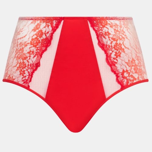 Chantelle Crush orange high waist brief