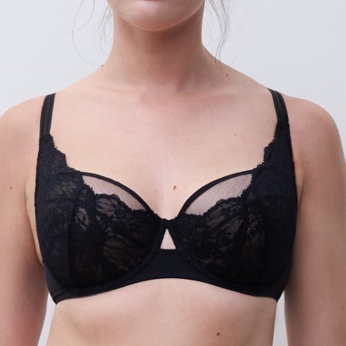 Chantelle Crush black non-padded bra