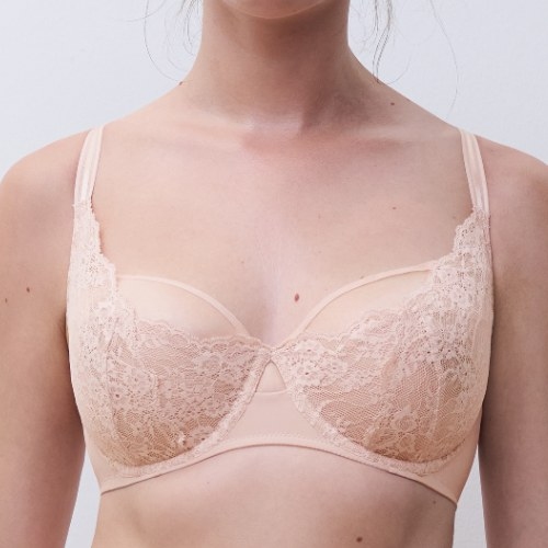 Chantelle Crush pink non-padded bra