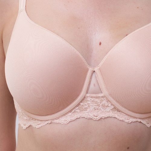 Chantelle Crush pink padded bra