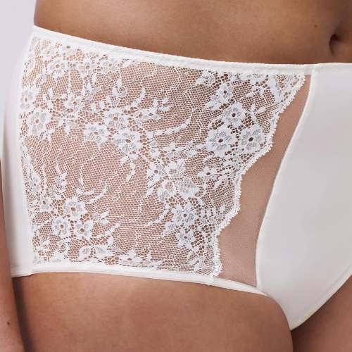 Chantelle Crush white high waist brief