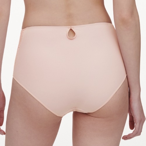 Chantelle Crush pink high waist brief