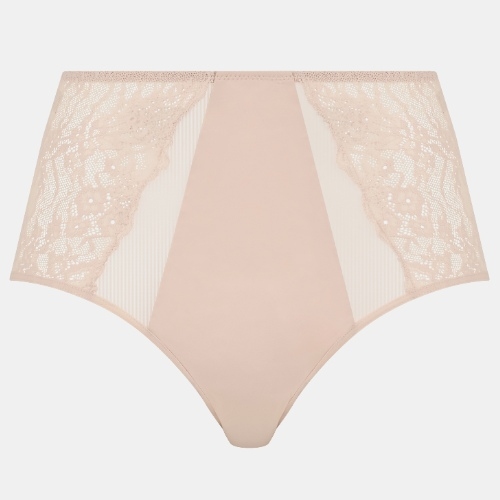 Chantelle Crush pink high waist brief