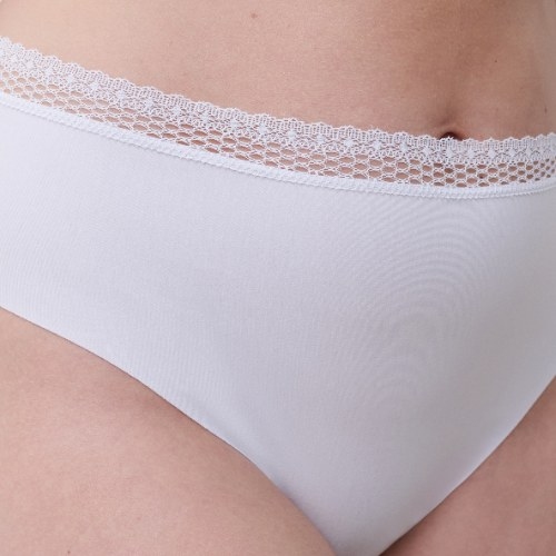 Chantelle Cozy Chic white high waist brief