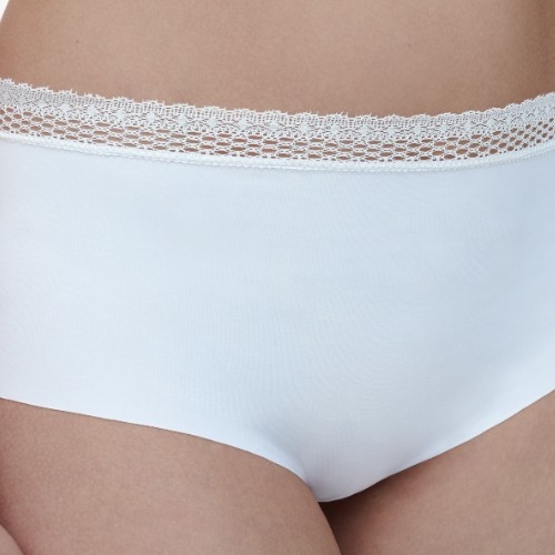 Chantelle Cozy Chic white high waist brief