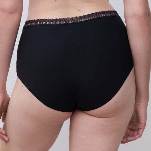 Chantelle Cozy Chic black high waist brief