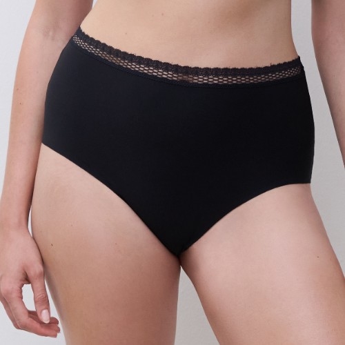 Chantelle Cozy Chic black high waist brief