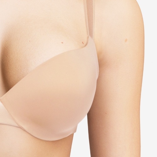 Chantelle Essentiall beige push up bra