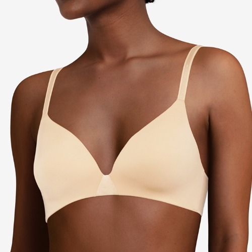 Chantelle Essentiall beige wireless bra