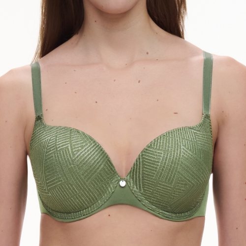 Chantelle Emma green padded bra