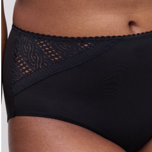 Chantelle Easy Support black high waist brief