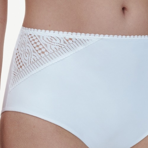 Chantelle Easy Support white high waist brief