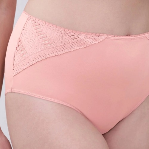Chantelle Easy Support pink high waist brief