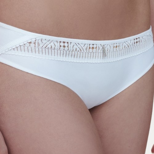 Chantelle Easy Support white brief