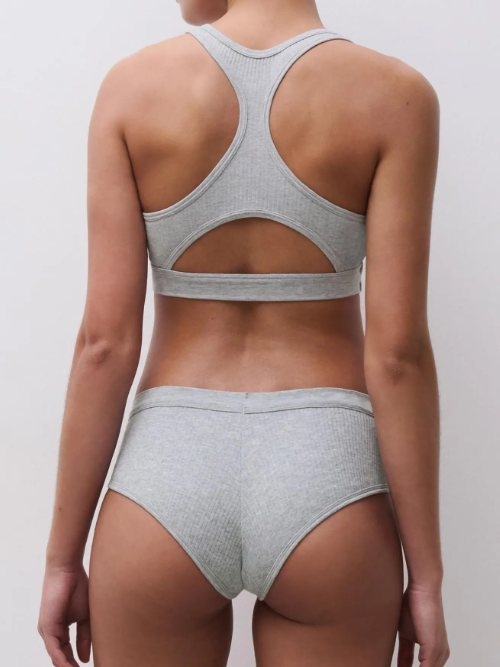 Chantelle Cotton Comfort grey wireless bra