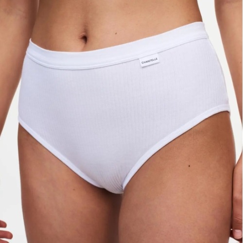 Chantelle Cotton Comfort white high waist brief