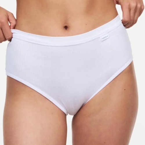 Chantelle Cotton Comfort white high waist brief
