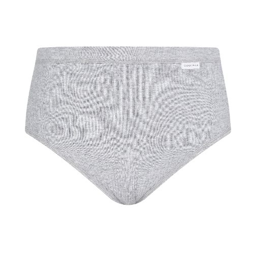 Chantelle Cotton Comfort grey high waist brief