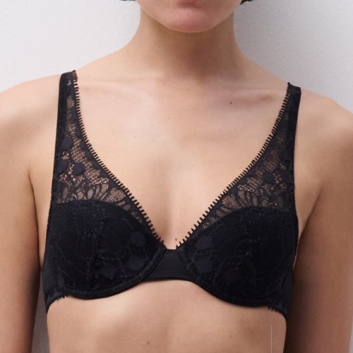 Chantelle Day to Night black padded bra