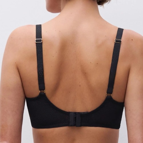 Chantelle Fleurs black padded bra