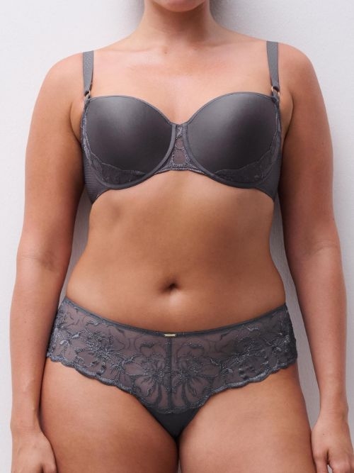 Chantelle Fleurs grey padded bra