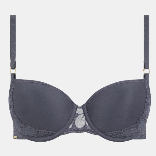Chantelle Fleurs grey padded bra
