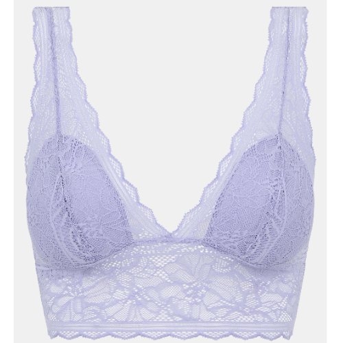 Chantelle Floral Touch jeans blue wireless bra