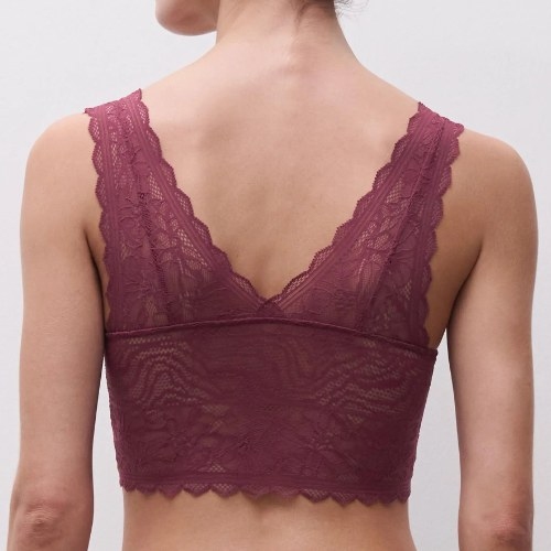 Chantelle Floral Touch purple wireless bra