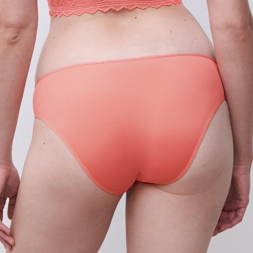 Chantelle Floral Touch coral brief