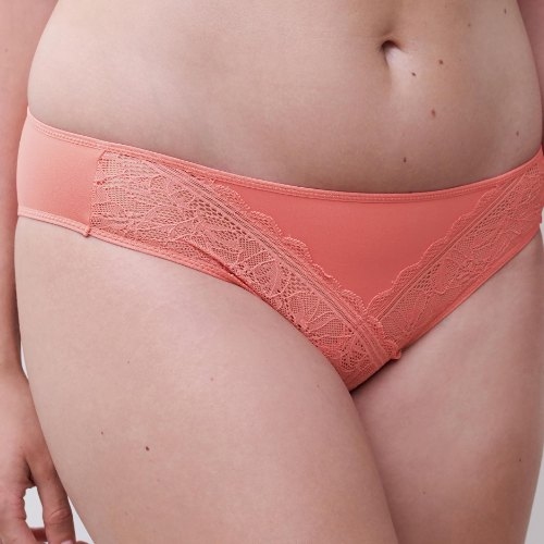 Chantelle Floral Touch coral brief