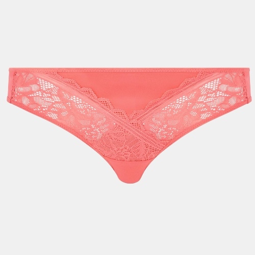 Chantelle Floral Touch coral brief