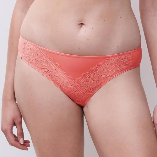 Chantelle Floral Touch coral brief