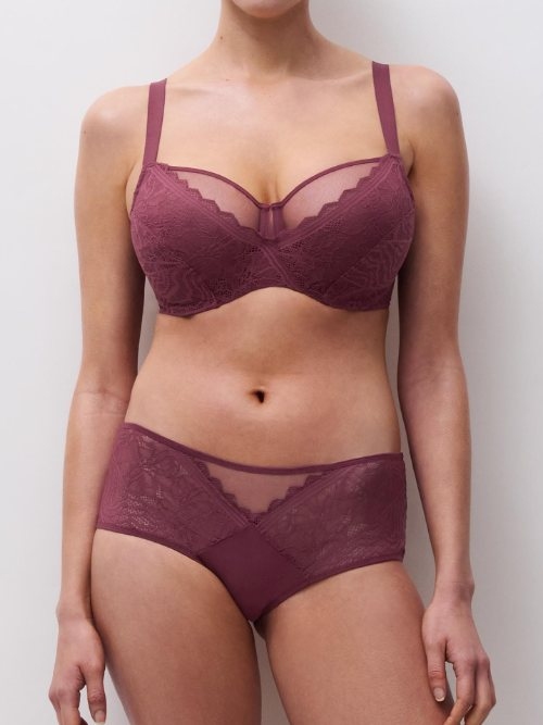 Chantelle Floral Touch purple short