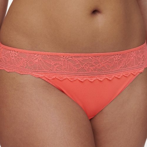Chantelle Floral Touch coral brief