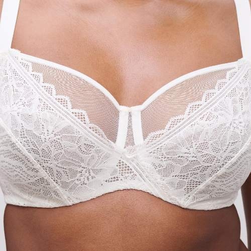 Chantelle Floral Touch white non-padded bra